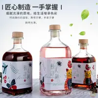 在飛比找蝦皮購物優惠-【可訂製】【酒瓶】工廠銷售新款網紅果酒瓶米酒瓶方款玻璃酒瓶空