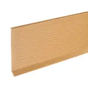 40ft x 4" Baseboard Trim Peel and Stick Flexible Molding Yellow Wood Grain