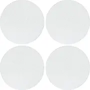 ACROPIX Universal 5.5 Inch Speaker Grills Mesh for Audio Subwoofer 142x6.5mm Grille without Frame White - Pack of 4