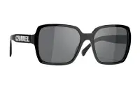 在飛比找Yahoo!奇摩拍賣優惠-CHANEL香奈兒 Chanel logo 方形 太陽眼鏡