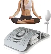 Back Cracker - Spine Decompressor Stretcher Board,Ergonomic Lumbar Support, Comfortable Traction Equipment for Home Gym Workout