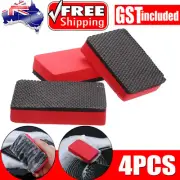 4PCS Wash Cleaner Car Magic Clay Bar Sponge Block Wax Polish Pad Cleaning Eraser