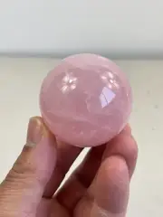 Rose Quartz Crystal Sphere High Grade S185