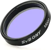 SVBONY Telescope Filter Moon Filter for Astronomy Telescope Eyepiece Standard 1.25 inches Filter Thread Pure Optical Glass Lens Reduce Light Pollution
