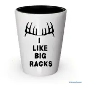 Hunting Shot Glasses - I Like Big Racks (2)