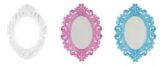 3C4G Style It! Three Cheers For Girls Baroque Magnetic Locker Mirror/Room Mirror