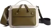 [SLEDEZ] Mens Outdoor Crossbody Bags Men's Commuter Leather Casual Crossbody Bag Shoulder Bag(Green)