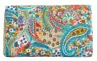 Paisley Print King Size Kantha Quilt , Blanket, Bed Cover,bedspread, Bohemian