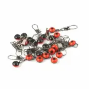 100pcs Fishing Float Bobber Stops Space Beans Connectors Fisherman Equipment E