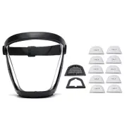 4X(Work Full Face Protector Shield Transparent Protector Face4028