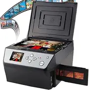 Digital Slide Negative Scanner, Film Scanner with Large 5” LCD Screen, Convert 135Film/35mm slide/110Film/Photo/Document/Business Card to Digital JPG Files