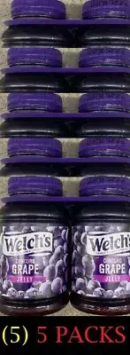 5x Welch's Concord Grape Jam Jelly 30 Oz - 5 PACKS