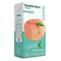 在飛比找松果購物優惠-bessie byer 貝思寶兒蜜桃果茶330ml (6入)