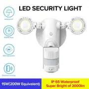 15W 2000LM LED Security Lights Motion Sensor D2D Outdoor Floodlights