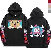 One Piece Tony Tony Chopper Hoodie Anime Cartoon Anime Front Pocket Graphic For Couple's Men's Women's Adults' Hot Stamping