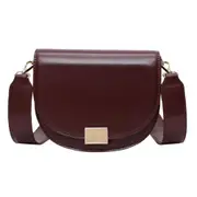 Retro PU Leather Crossbody Bags Women Solid Color Shoulder Messenger Handbags Ladies Small Shopping Purse