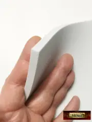 M00886 MOREZMORE 1 EVA Foam Sheet WHITE LIGHT GREY 6 mm 9x12" Craft Foam