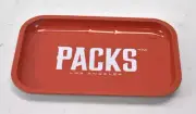 Packs Tin Rolling Tray 10" x 7" metal Premium Cigarette Use Large Full Size