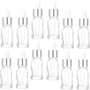 LIFKOME 12Pcs Glass Dropper Bottles for Essential Oils Perfumes DIY Blends Portable Multi Function Design with Precision Control for Aromatherapy Travel Use