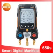 Testo 550s Smart Kit - Smart Digital Manifold Wireless Clamp Temperature Probes