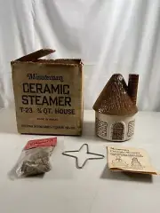 Rare Vintage New in Box Minuteman Ceramic Steamer T-23 Complete Set