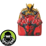 Deadpool & Wolverine (2024) - 10" Faux Leather Mini Backpack "New"