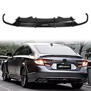 AKASAKA Rear Bumper Diffuser Body Kit For 2018-2022 Honda Accord Carbon Fiber 1x (for: Honda)