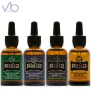PRORASO Single Blade Azur Lime, Wood Spice, Refresh, Cypress Vetyver, Beard Oil