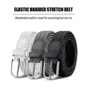 Men Belt,Elastic Braided Belt Unisex Braided Elastic Stretch Woven Belt Web|