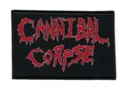 Cannibal Corpse Embroidered Sew-on Patch | American Death Metal Music Band Logo