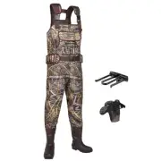 HISEA Hunting Waders, Neoprene Chest Waders for Men with 800G Insulated Boots...