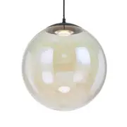 Telbix Aurora 400mm 15W LED Dimmable Opal Glass Sphere Pendant