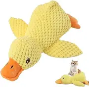 Calming Duck Dog Toy – Plush Chew Toy, Squeaky Pet Toy | anxietys Relief Duck Toy, Durable Stuffed Animal for Teething Puppies, Indoor Training Aid, Companion Toy for Crate or Kennel Time