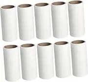 IMIKEYA 10pcs Lint Roller Refills Extra Sticky Sheets for Pet Hair Removal Convenient Travel Effortless Cleaning for Clothes Upholstery and Furniture