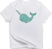 [CafePress] Happy Narwhal T Shirt Cute Infant T-Shirt, 100% Cotton Baby Shirt