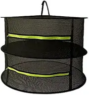 2 Layer Dryer Herb Drying Rack NetMesh Hanging Dryer Rack Dry Rack Net with Zipper