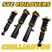 SYC ADJUSTABLE DAMPER COILOVERS F&R SET FOR SUBARU FORESTER AWD WAGON 97-01 SF