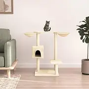 Generic Cat Tree with Scratching Posts Cream 82 cm,171759