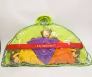 FAO Schwarz Five Little Monkeys Play Mat Plush New