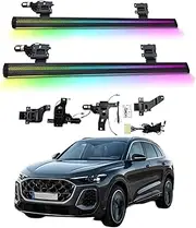 BJOHQ Electric Running Boards Compatible for Audi Q5 2018-2025 with Light, SUV, Off-Road & Pickup Trucks - Retractable Truck Steps & Nerf Bars