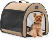 Soft Dog Crate for Small Dogs, Arch Design Escape Proof Collapsible& Portable So