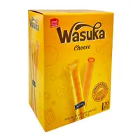 在飛比找PChome24h購物優惠-【Wasuka】爆漿頂級起司威化捲 240g