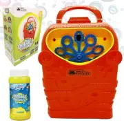 Bubble Machine for Kids, Backyard Toys, Toddler Outdoor Toys, 10-Bubble Wands