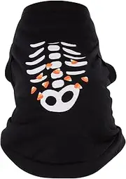 ibasenice 1pc Halloween Pet Cotton Vest for Dogs Fish Pattern Dog Clothes Comfortable and Durable for Festive Occasions Keeps Your Pet Warm