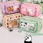 Pencil Pouch Multipurpose Portable Pen Pencil Bag for Children Kids Students