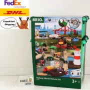 BRIO World 33766 Deluxe Railway Set Ultimate Wooden Train Adventure