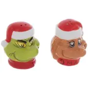 Dr. Seuss The Grinch & Max Grinchmas Salt & Pepper Shakers NIB FREE SHIPPING