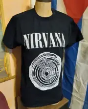 Small Rare NIRVANA circle of hell tshirt grunge punk melvins tad mudhoney