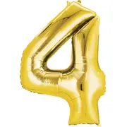 Gold Foil 4 Balloon 86cm