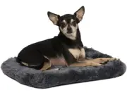 Premium Pet Bed Dog Crate Mat Padded Bolster Cushion for Small Dogs- Free Ship